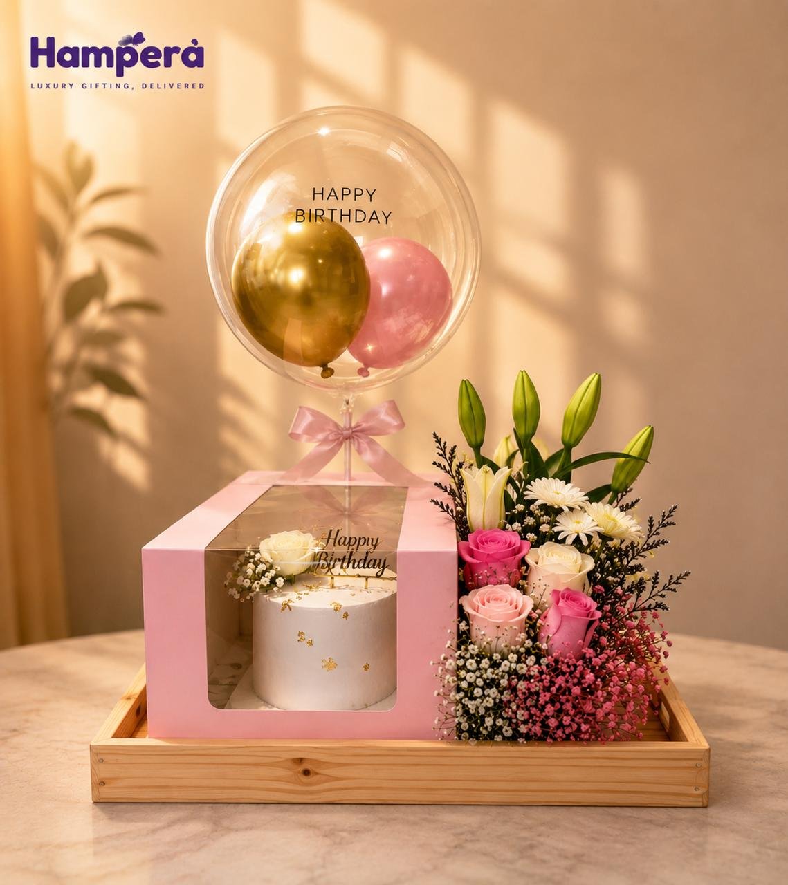 Blush Bloom Birthday Luxe Hamper