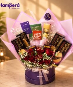 The Royal Chocolate Hamper with Flower | Lucknow Best Hamper