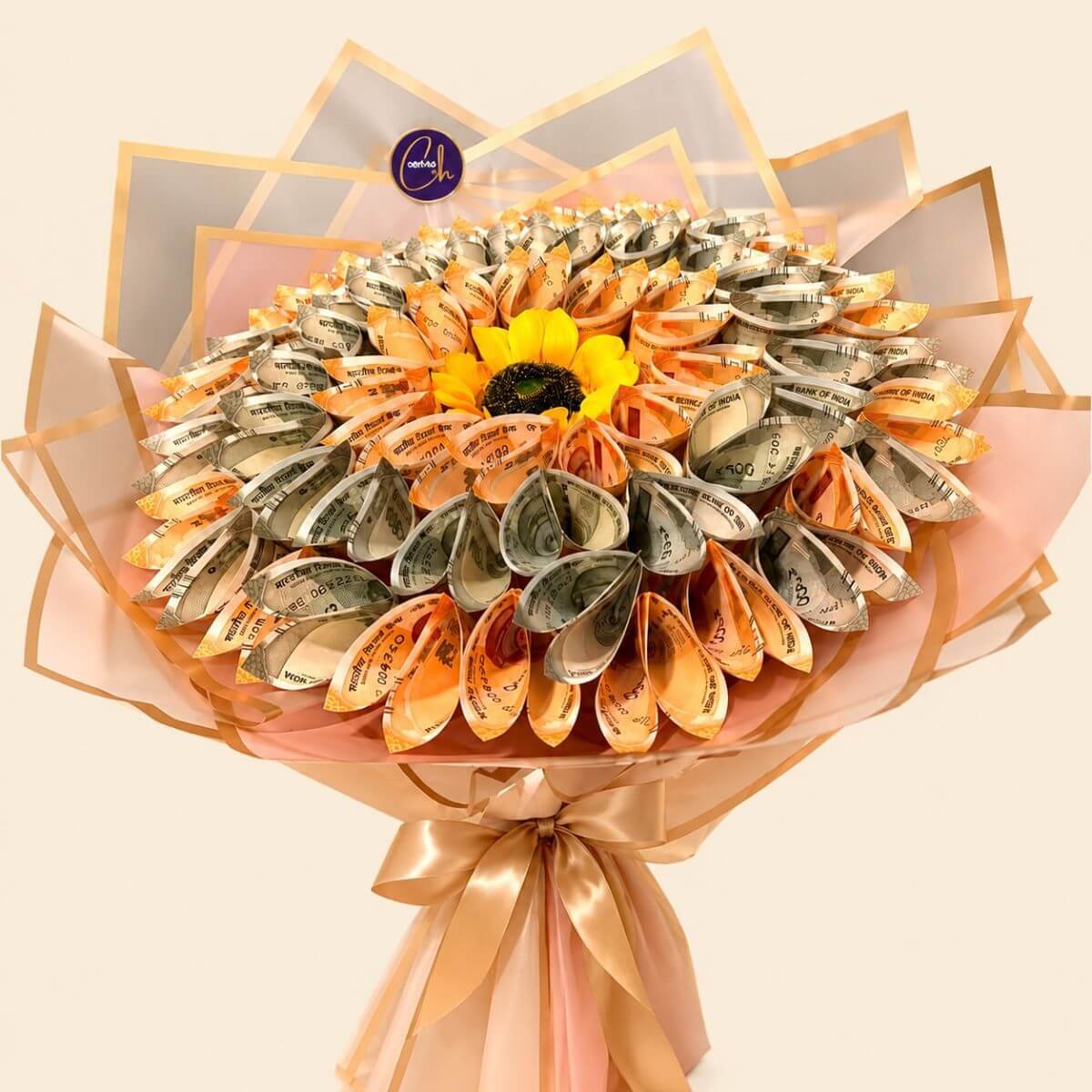 21000 Shagun Note Bouquet Hamper | Lucknow delivery