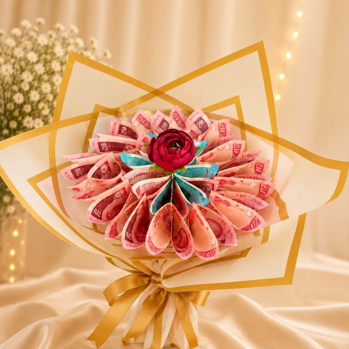 800 shagun note bouquet hamper | Lucknow delivery