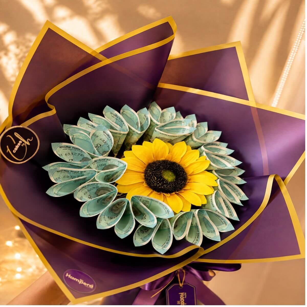 1100 Shagun Note Bouquet Hamper | Lucknow delivery