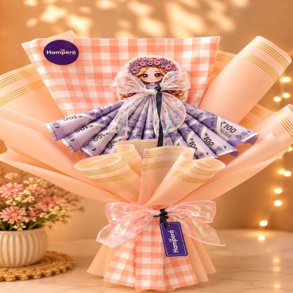 1100 Rakhi Shagun Doll Bouquet | Delivery in Lucknow