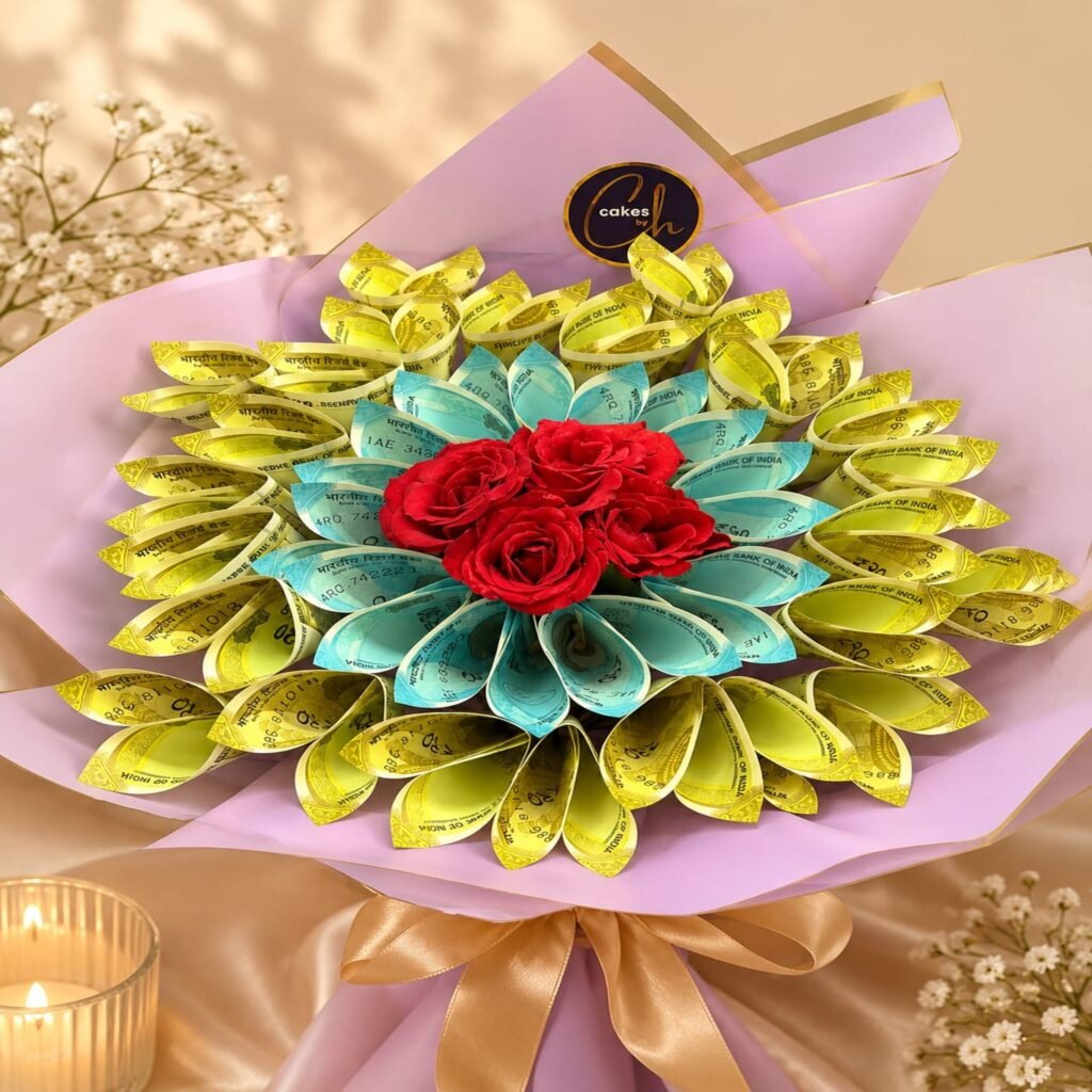 1000 Shagun Note Bouquet Hamper
