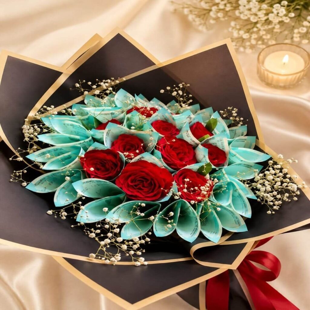 1500 Note Bouquet Hamper | Lucknow best Note Bouquet